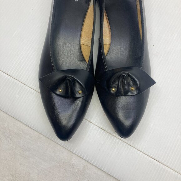 Vtg '70 New deadstock flat ballet loafers slip on slippers womens shoes sz 8 - Picture 7 of 8